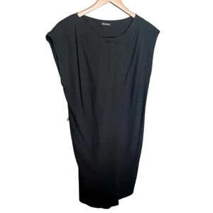Massimo Dutti Black Minimalist Dress | Size 40 / US 8–10